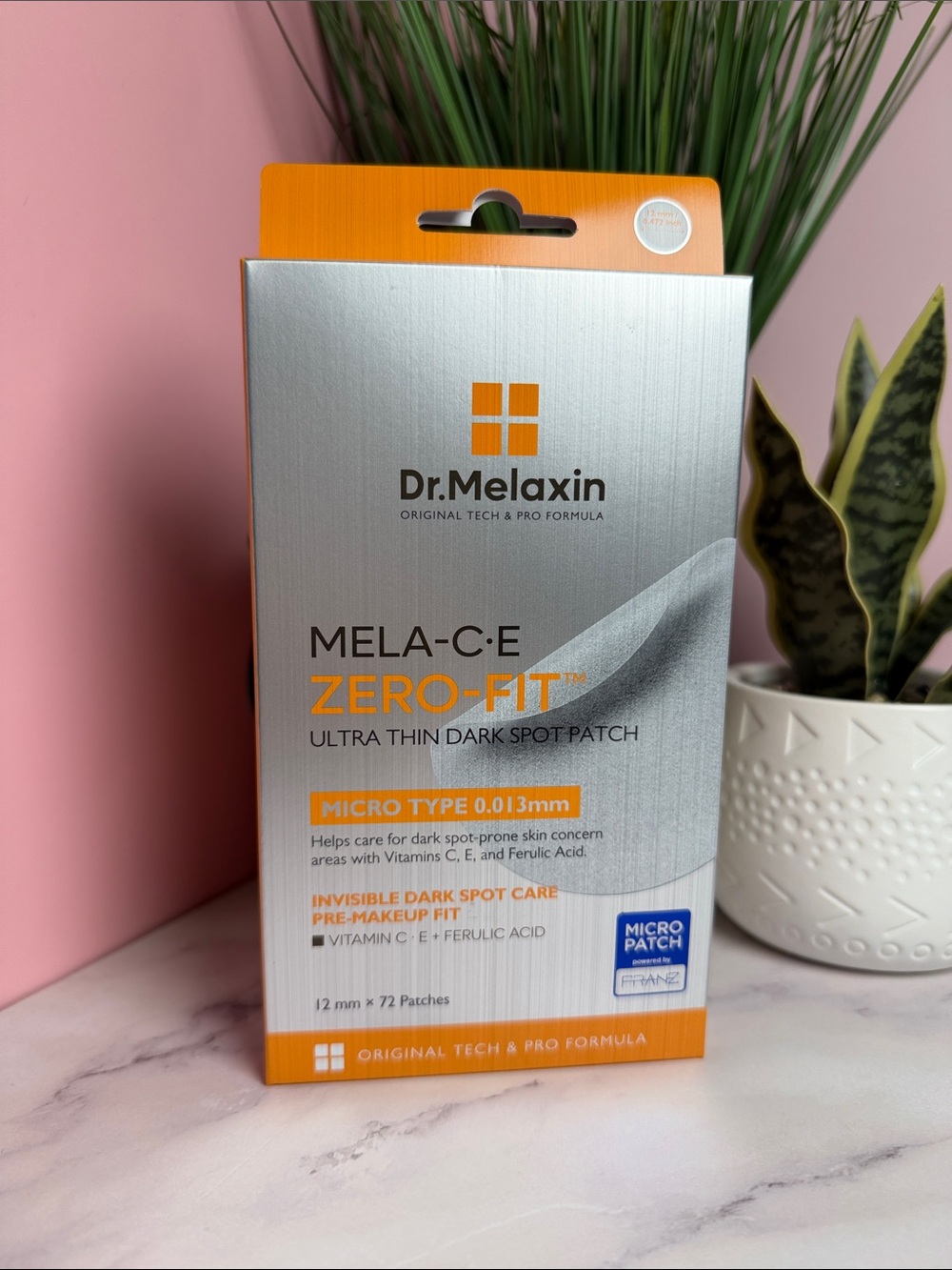 MELA-C·E Zero-Fit Ultra Thin Dark Spot Patch - Silver & Orange